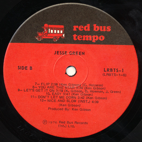 Jesse Green - Nice & Slow | Red Bus Tempo (LRBTS-1) - 4