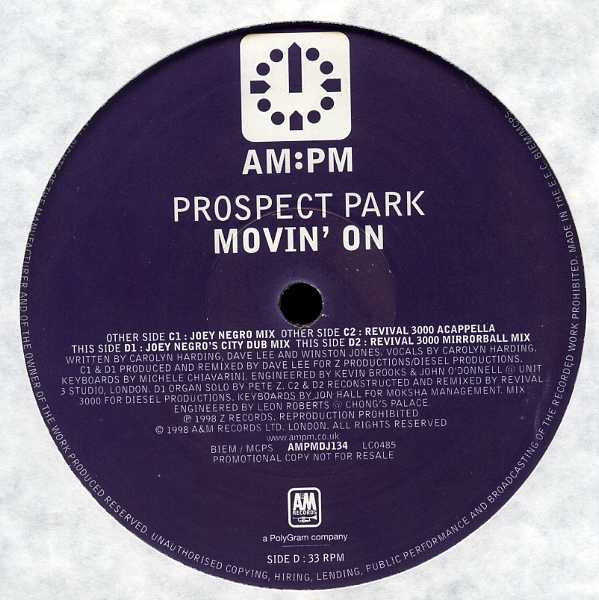 Prospect Park Feat. Carolyn Harding - Movin' On | AM:PM (AMPMDJ 134) - 2 Prospect Park Feat. Carolyn Harding - Movin' On | AM:PM (AMPMDJ 134) - 2