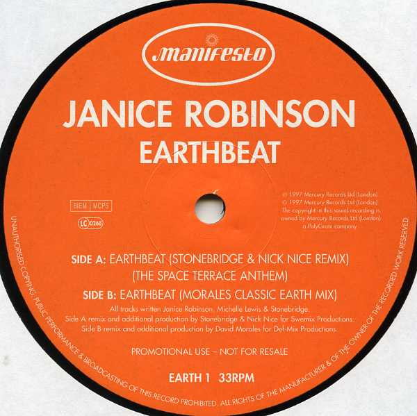 Janice Robinson - Earthbeat | Manifesto (EARTH 1/2) - 2 Janice Robinson - Earthbeat | Manifesto (EARTH 1/2) - 2