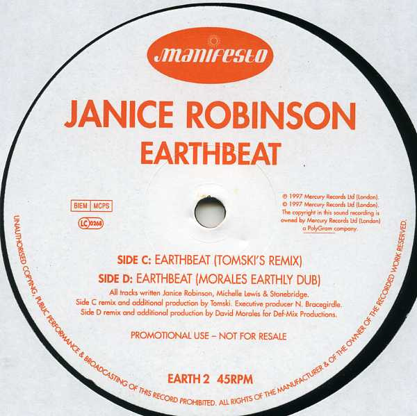 Janice Robinson - Earthbeat | Manifesto (EARTH 1/2) - 4 Janice Robinson - Earthbeat | Manifesto (EARTH 1/2) - 4