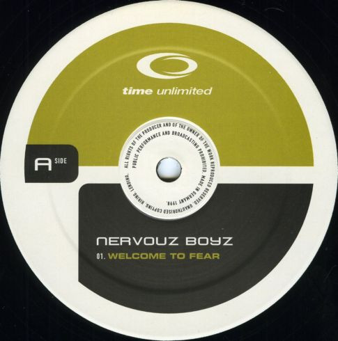 Nervouz Boyz - Welcome To Fear | Time Unlimited (TIME 103-6) - main