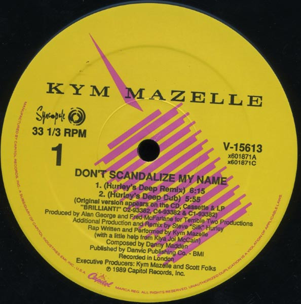 Kym Mazelle - Don't Scandalize My Name | Capitol Records (V-15613) - 3