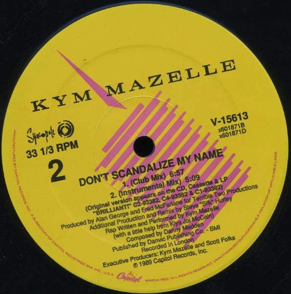Kym Mazelle - Don't Scandalize My Name | Capitol Records (V-15613) - 4