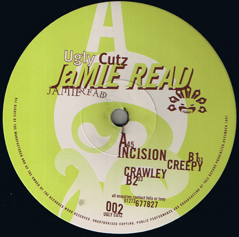 Jaime Read - Creepy Crawley EP | Ugly Cutz (UGC 002) - main
