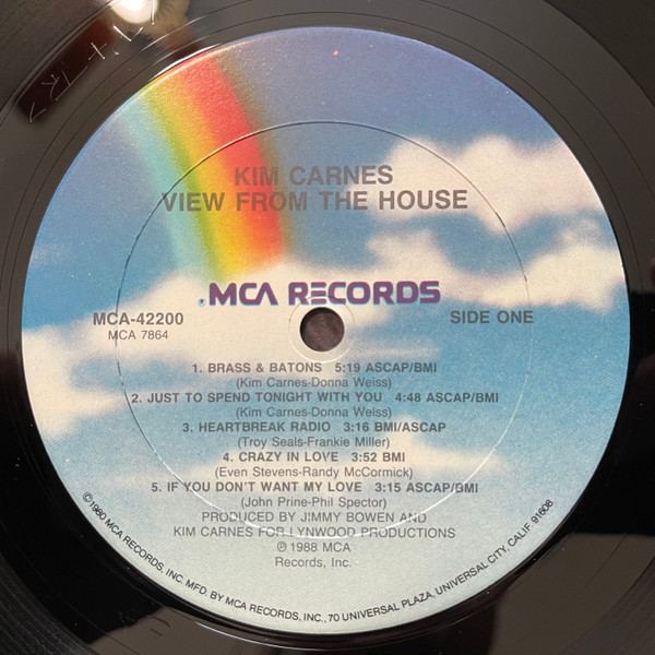 Kim Carnes - View From The House | MCA Records (MCA-42200) - 4 Kim Carnes - View From The House | MCA Records (MCA-42200) - 4