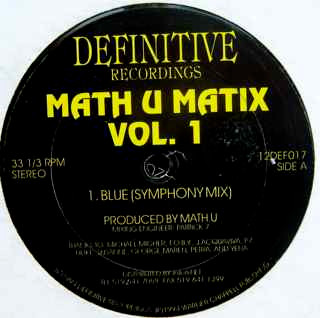 Math U Matix - Vol. 1 | Definitive Recordings (12DEF017) - main Math U Matix - Vol. 1 | Definitive Recordings (12DEF017) - main