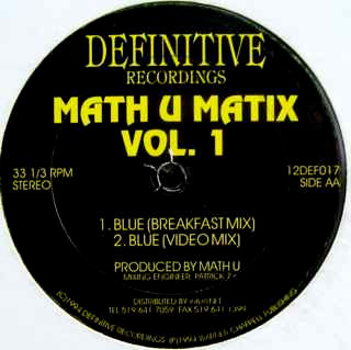 Math U Matix - Vol. 1 | Definitive Recordings (12DEF017) - 2 Math U Matix - Vol. 1 | Definitive Recordings (12DEF017) - 2