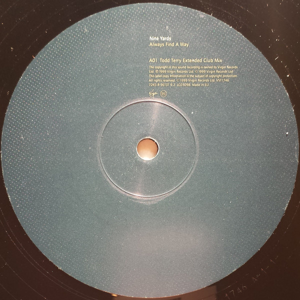 Nine Yards - Always Find A Way | Virgin (VST 1746) - 3
