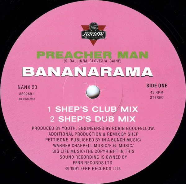 Bananarama - Preacher Man | London Records (NANX 23) - 3 Bananarama - Preacher Man | London Records (NANX 23) - 3