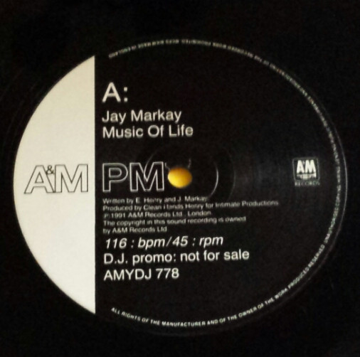 Jay Markay - Music Of Life | A&M PM (AMYDJ 778)