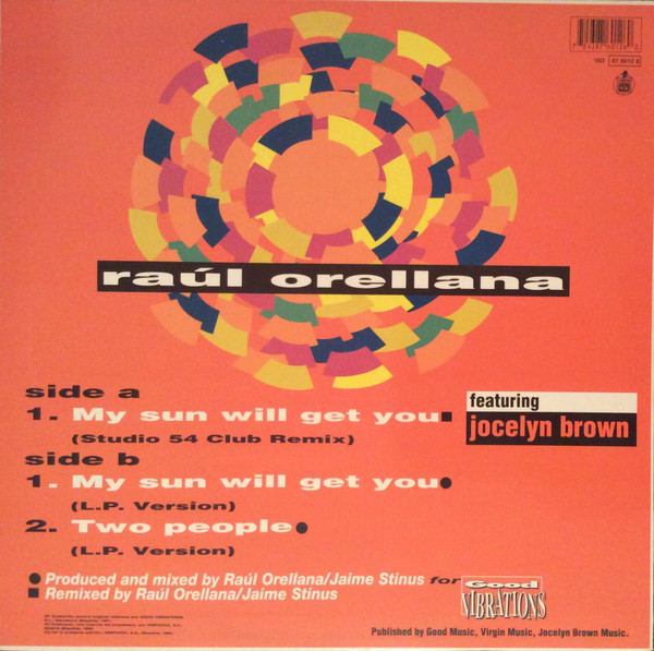 Raúl Orellana - My Sun Will Get You | Hispavox (052-8760126) - 2