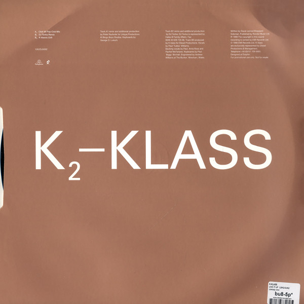 K-Klass - Live It Up | Parlophone (12K2DJX 002) - 2 K-Klass - Live It Up | Parlophone (12K2DJX 002) - 2