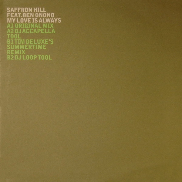 Saffron Hill Feat. Ben Onono - My Love Is Always | Sine Dance (SAMPMS12768)