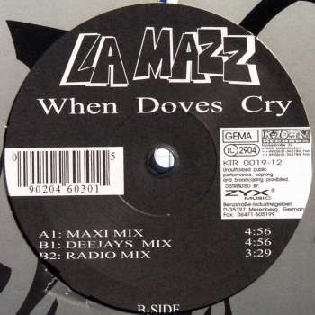 La Mazz - When Doves Cry | K-Town Records (KTR 0019-12) - main La Mazz - When Doves Cry | K-Town Records (KTR 0019-12) - main