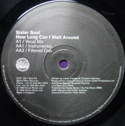 Sister Soul - How Long Can I Wait Around | Slip 'n' Slide (SLIP 103) - main Sister Soul - How Long Can I Wait Around | Slip 'n' Slide (SLIP 103) - main