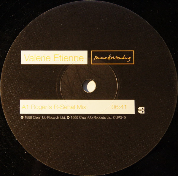 Valerie Etienne - Misunderstanding | Clean Up Records (CUP049) - 3 Valerie Etienne - Misunderstanding | Clean Up Records (CUP049) - 3