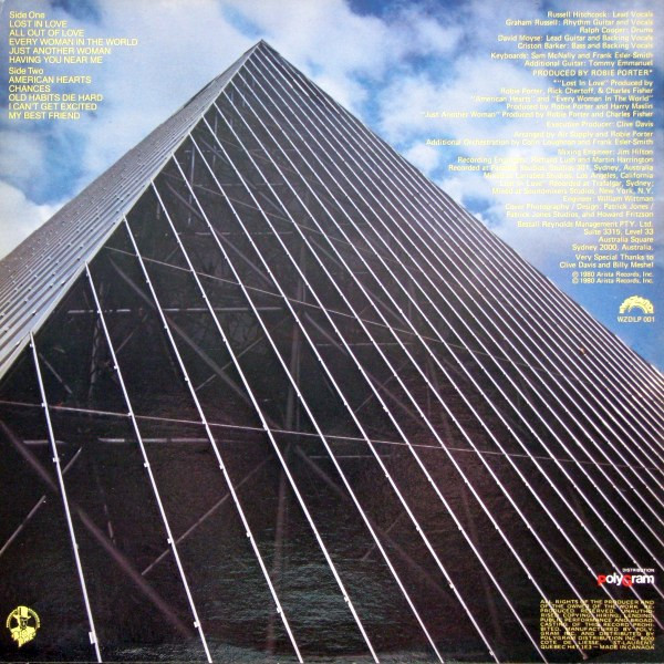 Air Supply - Lost In Love | Wizard Records (WZDLP 001) - 2 Air Supply - Lost In Love | Wizard Records (WZDLP 001) - 2