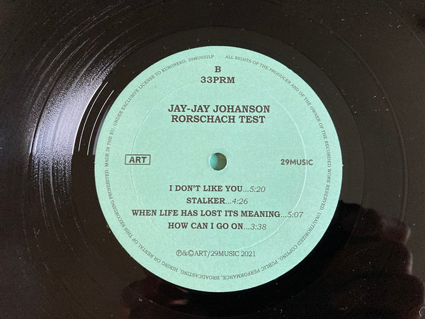 Jay-Jay Johanson - Rorschach Test | 29Music (29MU032LP) - 5