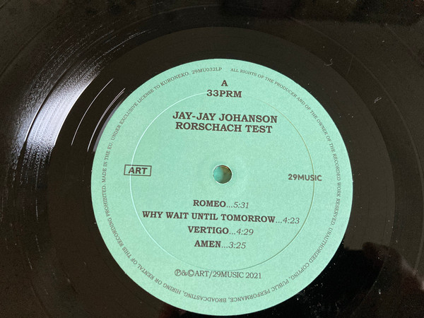 Jay-Jay Johanson - Rorschach Test | 29Music (29MU032LP) - 4