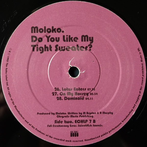 Moloko - Do You Like My Tight Sweater? | Echo (ECHLP 7) - 4 Moloko - Do You Like My Tight Sweater? | Echo (ECHLP 7) - 4