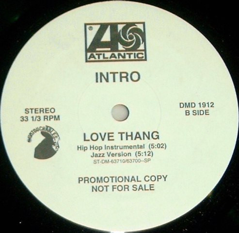 Intro - Love Thang | Atlantic (DMD 1912) - 2