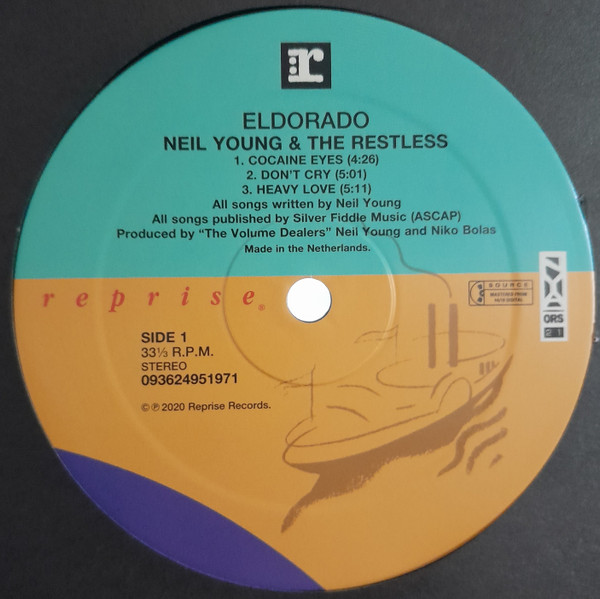 Neil Young  &  The Restless - Eldorado LP | Reprise Records (093624951971) - 3