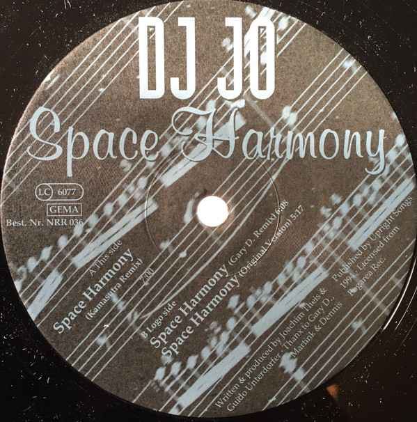 DJ Jo - Space Harmony | No Respect Records (NRR 036) - 3