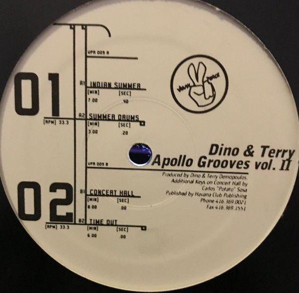 Dino & Terry - Apollo Grooves  Vol. II | Vinyl Peace (VPR 009)
