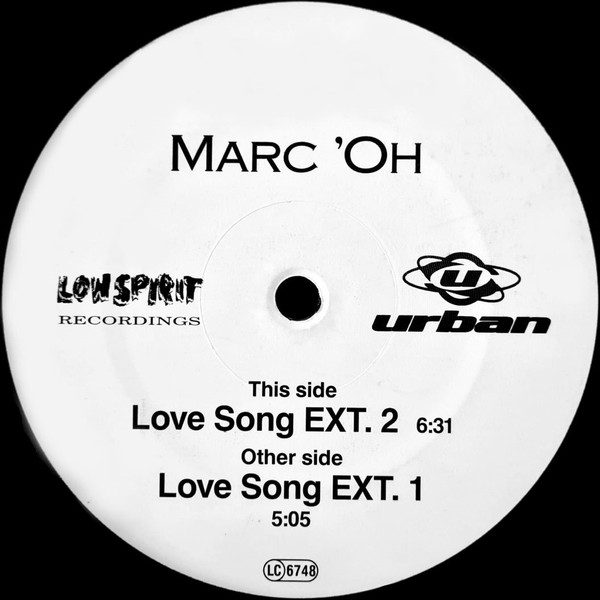 Marc 'Oh - Love Song | Low Spirit Recordings (none) - main Marc 'Oh - Love Song | Low Spirit Recordings (none) - main