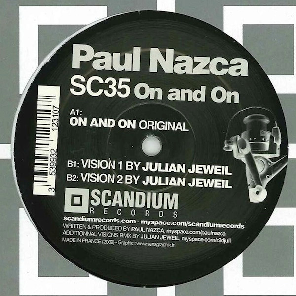 Paul Nazca - On And On | Scandium Records (SC35) - 3 Paul Nazca - On And On | Scandium Records (SC35) - 3