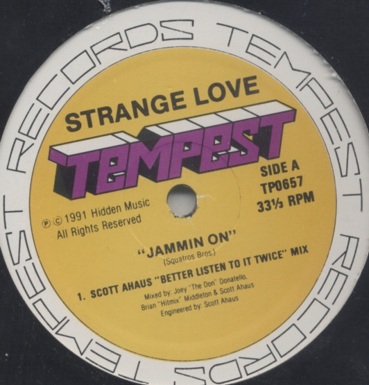 Strange Love - Jammin On | Tempest Records (TP0657)