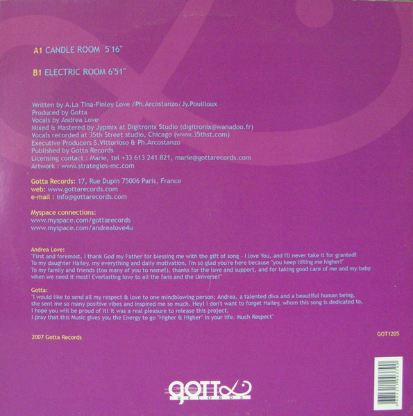 Gotta Feat. Andrea Love - Higher (Hailey's Song) | Gotta Records (GOT1205) - 2 Gotta Feat. Andrea Love - Higher (Hailey's Song) | Gotta Records (GOT1205) - 2
