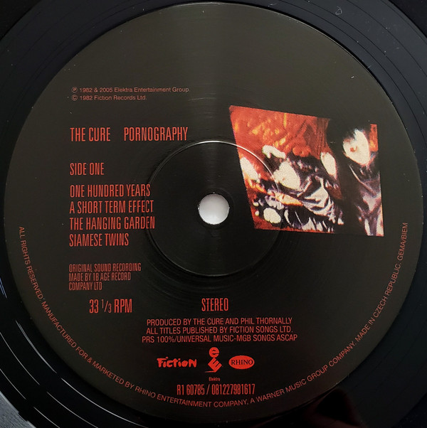 The Cure - Pornography | Fiction Records (R1 60785) - 3