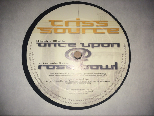 Criss Source - Once Upon @ Rose Bowl | Taaach! Recordings (T!-010) - 3