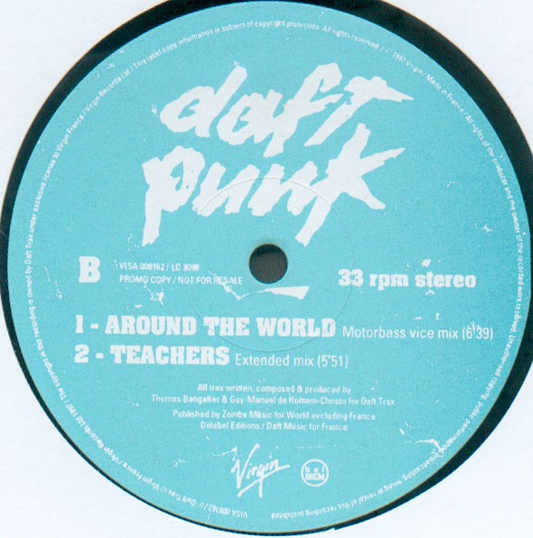 Daft Punk - Around The World | Virgin (VISA 008162) - 2