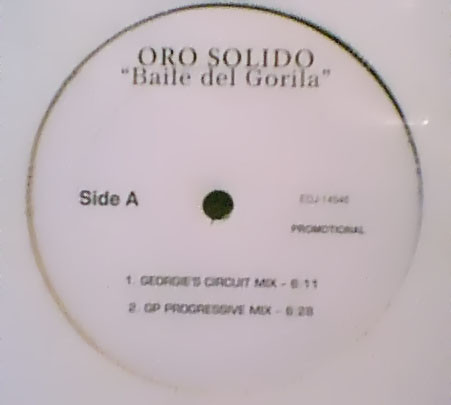 Oro Solido - Baile Del Gorila | Not On Label (EDJ 14546)