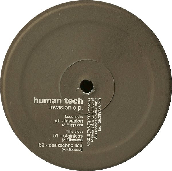 Human Tech - Invasion E.P. | Minimalistik (MIN016) - 2