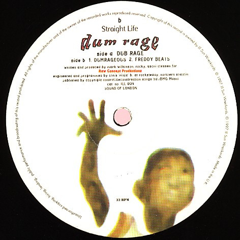 Straight Life - Dum Rage | Illsun Wreckords (ILL 004) - main