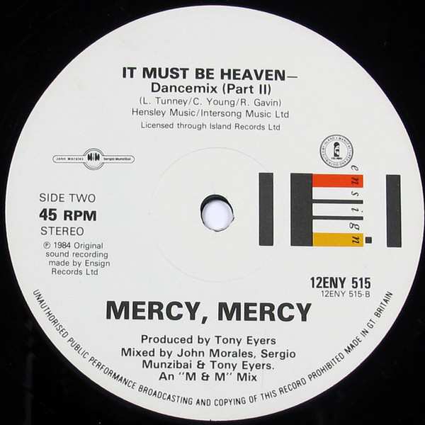 Mercy, Mercy - It Must Be Heaven | Ensign (12ENY 515) - 2 Mercy, Mercy - It Must Be Heaven | Ensign (12ENY 515) - 2