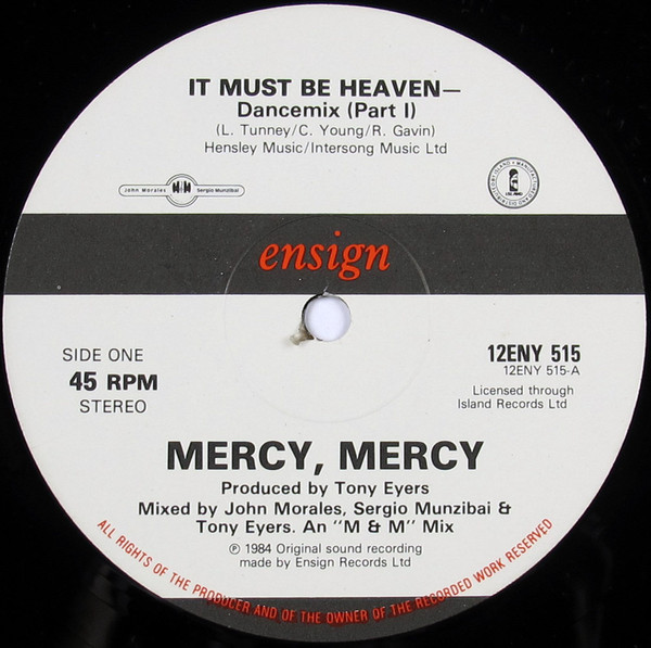 Mercy, Mercy - It Must Be Heaven | Ensign (12ENY 515) - main Mercy, Mercy - It Must Be Heaven | Ensign (12ENY 515) - main