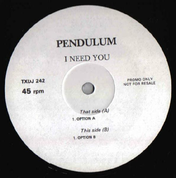 Pendulum - I Need You | Ffrreedom (TXDJ 242) - 2