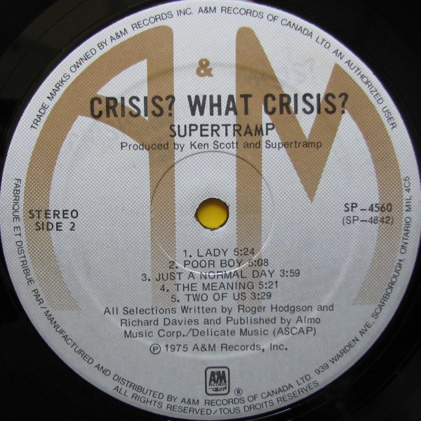 Crisis? What Crisis?