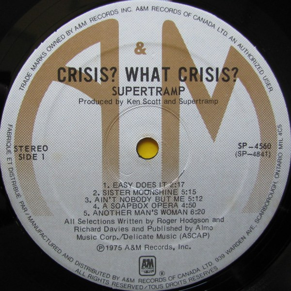 Crisis? What Crisis?