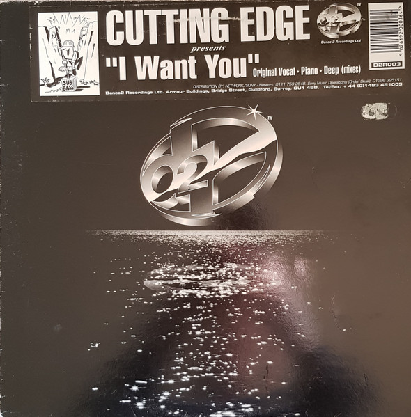 Cutting Edge - I Want You | Dance 2 Recordings (D2R 003) - main