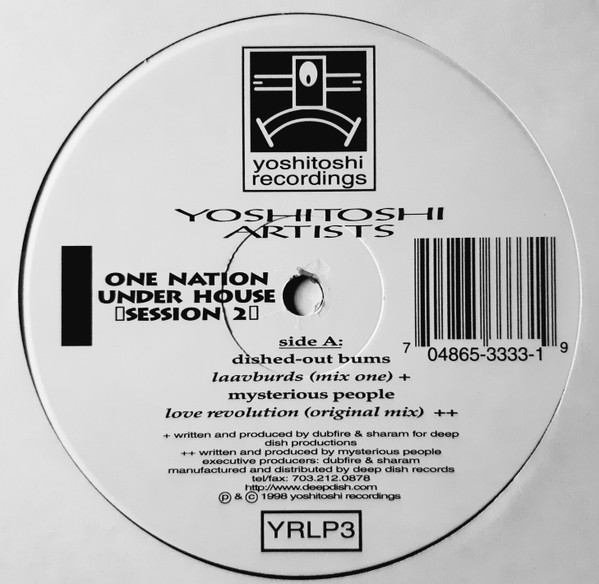 Various - One Nation Under House: Session 2 | Yoshitoshi Recordings (YRLP3) - 4