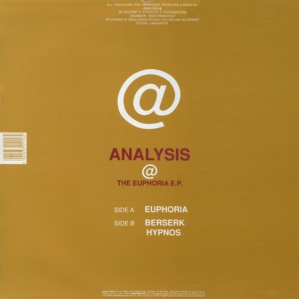 Analysis - The Euphoria E.P. | Creed Records (CREED 14T) - 4