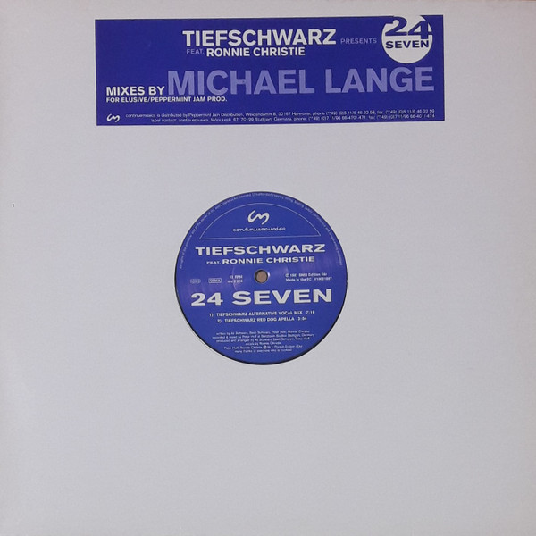 Tiefschwarz Feat. Ronnie Christie - 24 Seven | Continuemusics (cm # 010) - main Tiefschwarz Feat. Ronnie Christie - 24 Seven | Continuemusics (cm # 010) - main