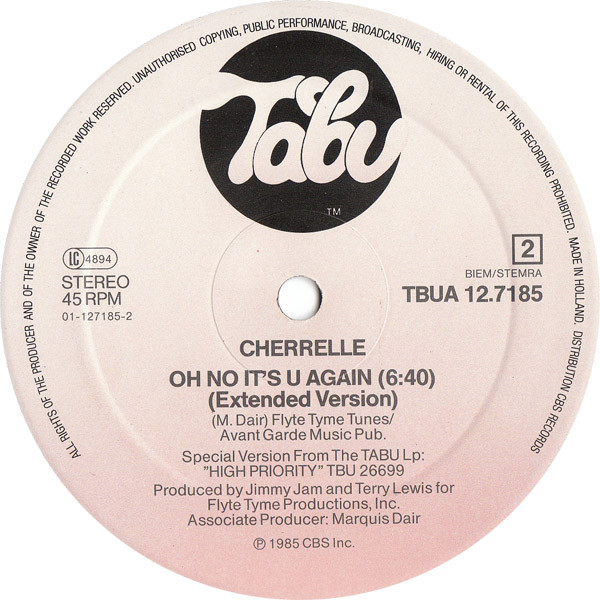 Cherrelle - Artificial Heart | Tabu Records (TBUA 12.7185) - 4 Cherrelle - Artificial Heart | Tabu Records (TBUA 12.7185) - 4