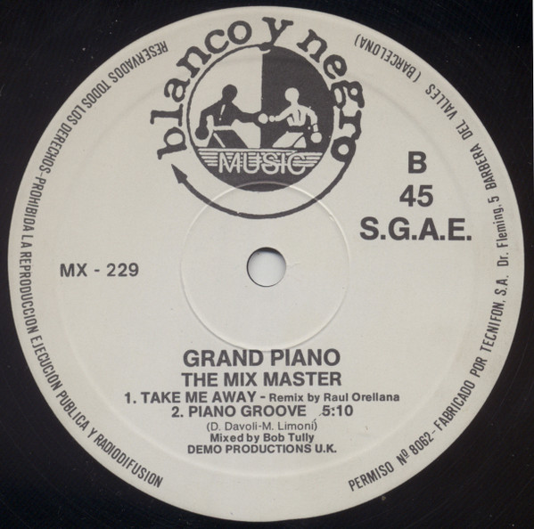 The Mixmaster - Grand Piano | Blanco Y Negro (MX 229) - 4 The Mixmaster - Grand Piano | Blanco Y Negro (MX 229) - 4