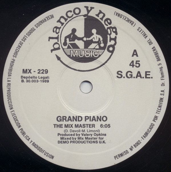 The Mixmaster - Grand Piano | Blanco Y Negro (MX 229) - 3 The Mixmaster - Grand Piano | Blanco Y Negro (MX 229) - 3